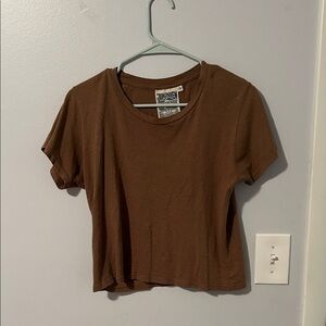 Cropped Ojai Tee - Coyote